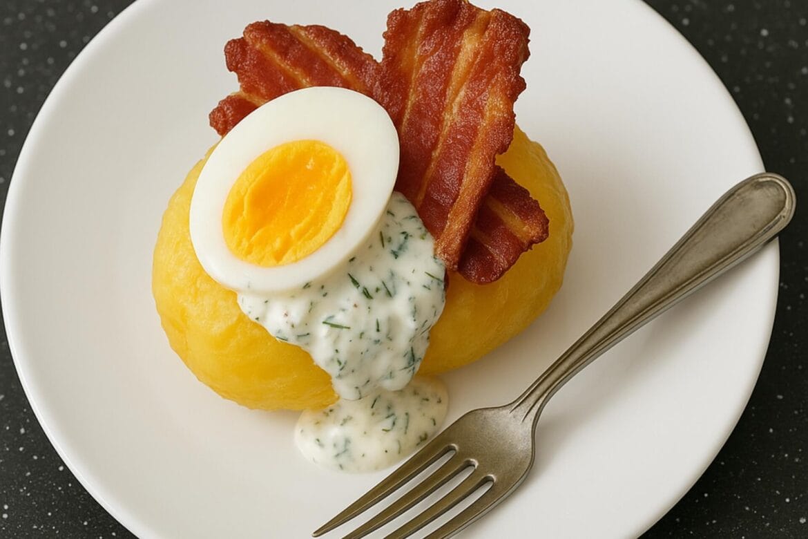 Popolna jed – krompir, jajce in slanina